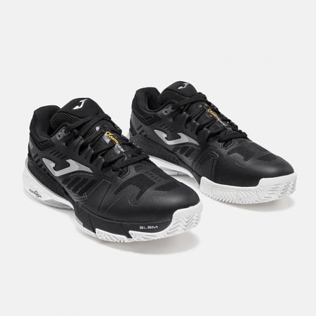Joma TCSLAS2601C Slam Classic Unisex Padel Ve Toprak Kort Tenis Ayakkabısı Siyah 