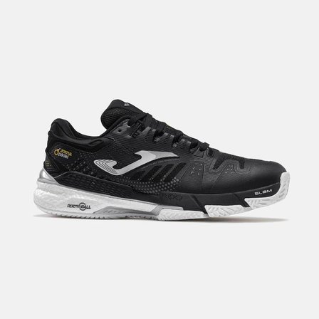 Joma TCSLAS2601C Slam Classic Unisex Padel Ve Toprak Kort Tenis Ayakkabısı Siyah 