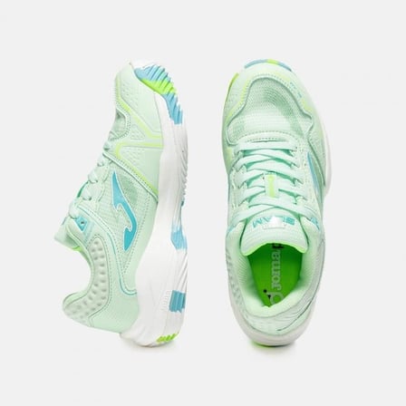 Joma JSLAMS2624OM Slam Jr Tenis ve Padel Ayakkabısı Çocuk - Yeşil/Turkuaz