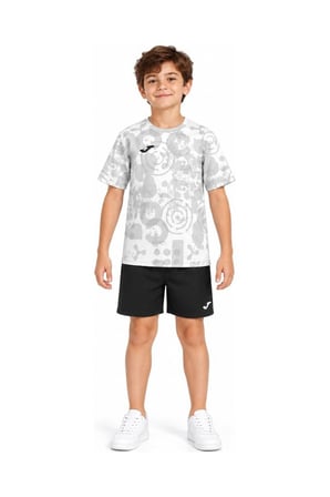 Joma 500934.201 Çocuk Tişört Şort Takımı Beyaz