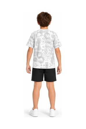 Joma 500934.201 Çocuk Tişört Şort Takımı Beyaz