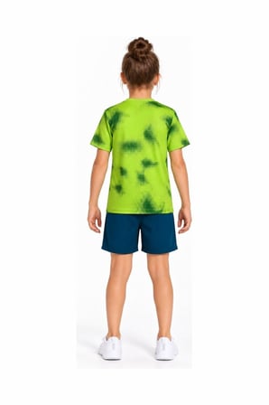 Joma 500935.427 Çocuk Tişört Şort Takımı Lime
