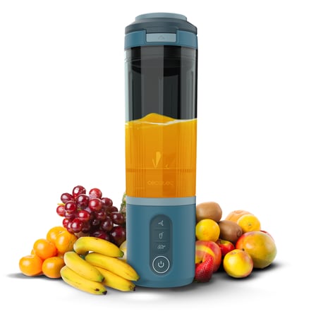 Power Titanium Shake2Go Lagoon Taşınabilir Kişisel Blender – 180 W Güç, 11.1 V Batarya, 600 ml Çıkarılabilir Hazne, 3 Otomatik Program, BPA İçermeyen Kompakt Tasarım