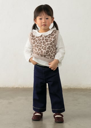 Mayoral Kız Bebek Pantolon Sweatshirt ve Yelek Takım 2536
