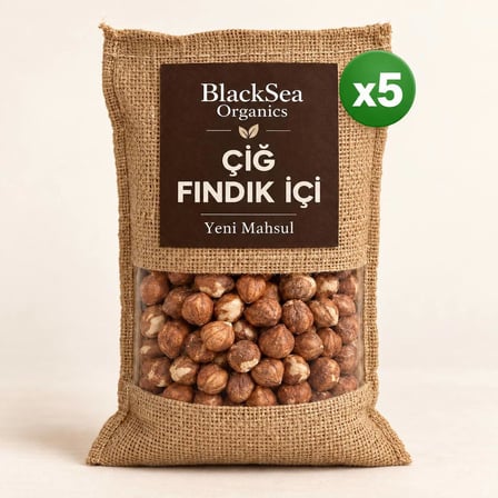 Blacksea S Çiğ Fındık İçi 500 G X 5 Adet – Yeni Mahsul