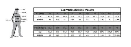 5.11 STRYKE STORM Kadın PANTOLON