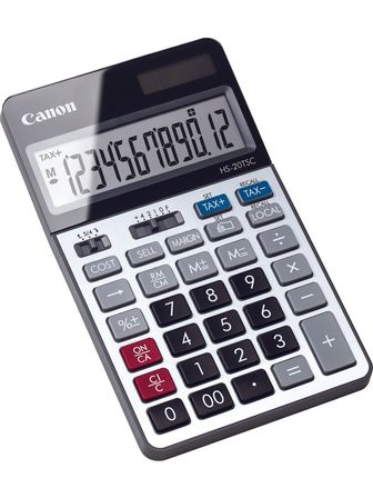 Canon Hs-20 Tsc 12 Hane Metal Kasa Masa Üstü Hesap Makinesi