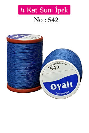 Oyalı 4 Kat Suni İpek İplik İğne Oyası Boncuk İpi Tığ Oyası No:542