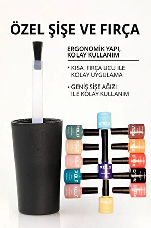 Kalıcı Oje Yapma Seti 20 Parça Klasik Renkler Top Base Top Coat Solüsyon Kronk Törpü Uv Led Seti