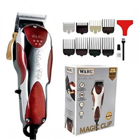 Wahl 8451 Magıc Clip Profesyonel Saç Kesme Makinesi - Kırmızı