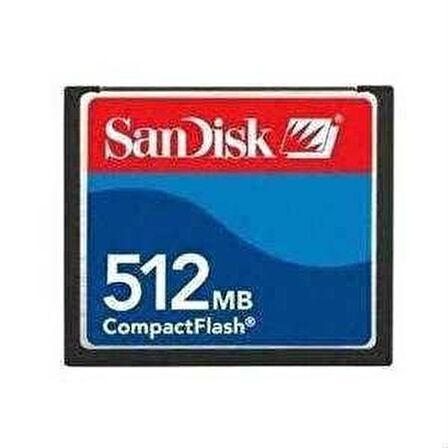 SANDISK CF COMPACK FLASH KART 512 MB