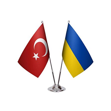 Ukrayna İkili Masa Bayrağı