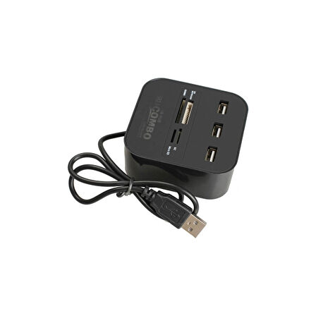 Pmr USB 2.0 Hub USB Çoklayıcı Ms M2 Tf Sd Card Kart Okuyucu