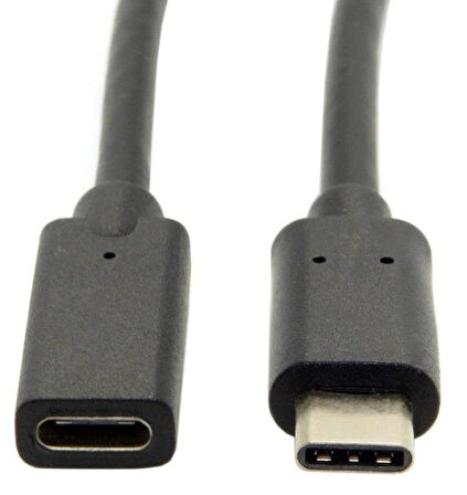 USB 3.1 Type-C Erkek Dişi Uzatma Kablosu 1 Metre | Şarj ve Veri Aktarımı