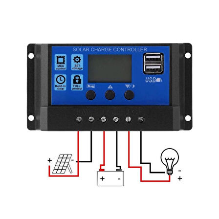 STC-932 Solar Şarj Kontrol Cihazı