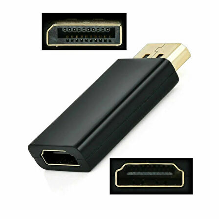 DisplayPort to HDMI 4K Çevirici Adaptör (DisplayPort v1.2 Destekli)