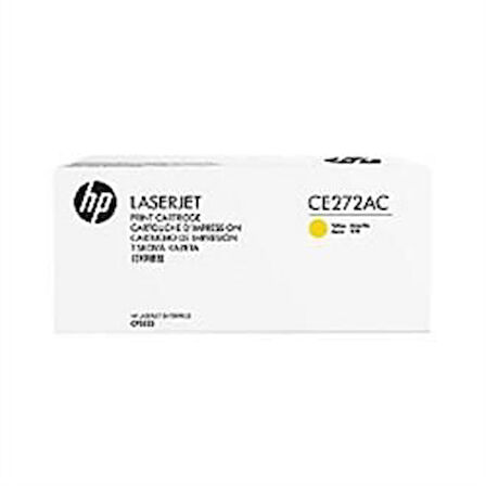 HP CE272AC (650A) Sarı Yellow Orjinal Toner CP5525dn