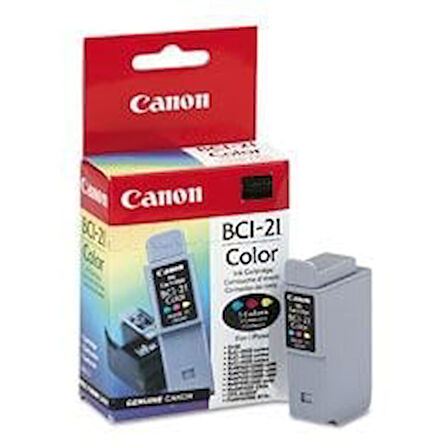 Canon BCI-21C (0955A003) Renkli Colour Orjinal Mürekkep Kartuş BJC-2000 / BJC-2100