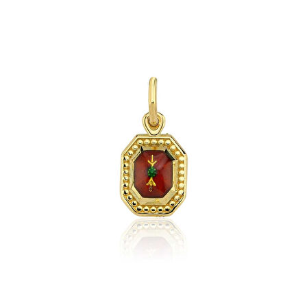Bordo Payon Kolye