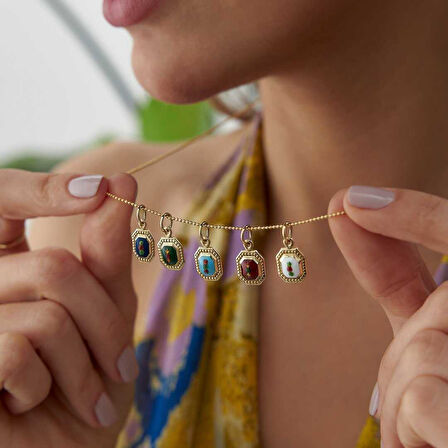 Turkuaz Payon  Kolye