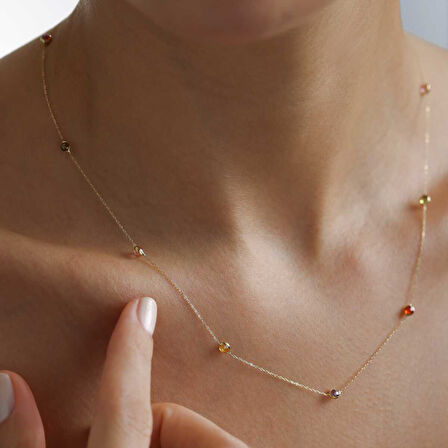 Colorful Stones Kolye