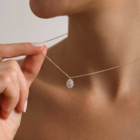Pink Elisa Kolye