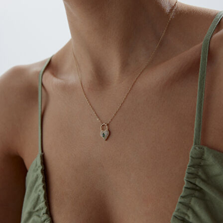 Green Kalp Kilit Kolye