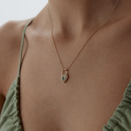 Green Kalp Kilit Kolye