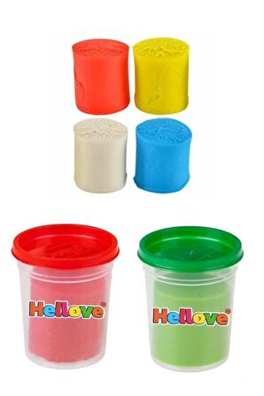 Oyun Hamuru 2 Adet Oyun Hamuru Play Dough 2 x 100 Gram Rengarenk Hamur