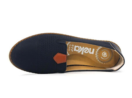 Saraçlı Ortapedik Rahat Taban Yazlık Deri Anne Ayakkabısı Siyah TarzNk2025