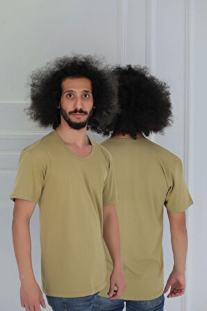 Erkek Bisiklet Yaka Penye Fanila T-Shirt