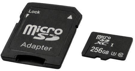 256GB Micro SD Hafıza Kartı 100MB/s Telefon, Kamera, Drone Uyumlu SD Kart