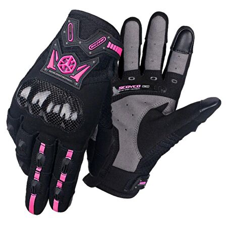 Scoyco MC20W Carbon Dokunmatik Yazlik Kadın Motosiklet Eldiveni