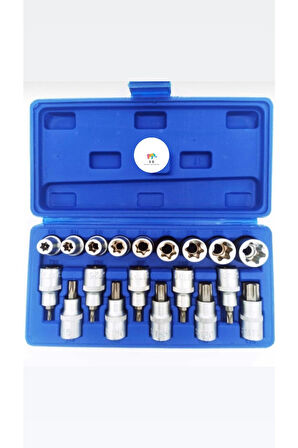 Torx Lokma Takımı 19 Parça 1/2 E Lokma& Torx Lokma Takımı Orjinal Ürün München Marka