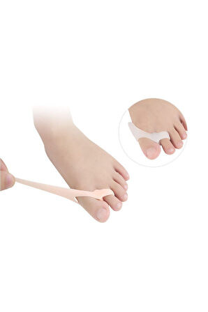 Ayak Baş Parmak Kemik Koruyucu Bunyon Iki Parmağa Geçen Silikon Makaralı Başparmak HalluksS ValgusS