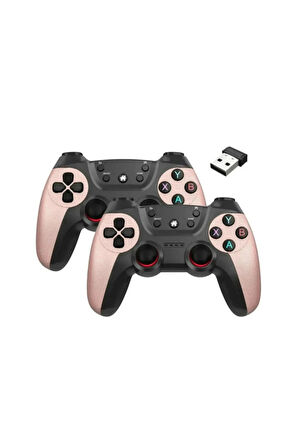 Airstorr Joystick Gamepad Çiftli TV PC Uyumlu Oyun Konsolu 2.4G Gamepad Double Joystick Doungle