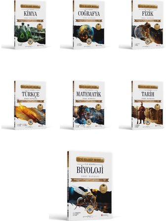 Bilgi Sarmal Üniversiteye Hazırlık Türkçe Matematik Tarih Coğrafya Fizik Kimya Biyoloji İlk Aşama Maarif Model Soru Bankası Seti 7 Kitap