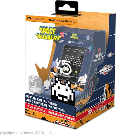 My Arcade 12cm Space Invaders Retro Konsol