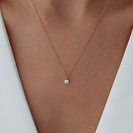 Koç Burcu White Topaz Kolye