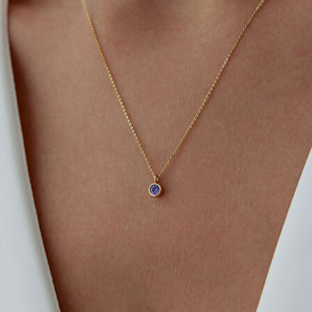 Kova Burcu Amethyst Kolye