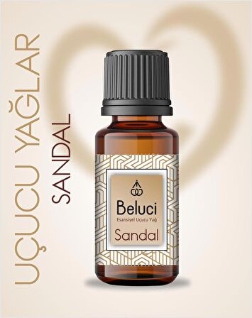 Beluci Sandal Doğal Uçucu Yağ, Buhurdanlık Yağ, Uçucu Yağı, Oda Kokusu, Esansiyel Yağ 10 Ml