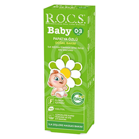R.O.C.S.Baby Diş Macunu 35ml 0-3 Yaş Papatya