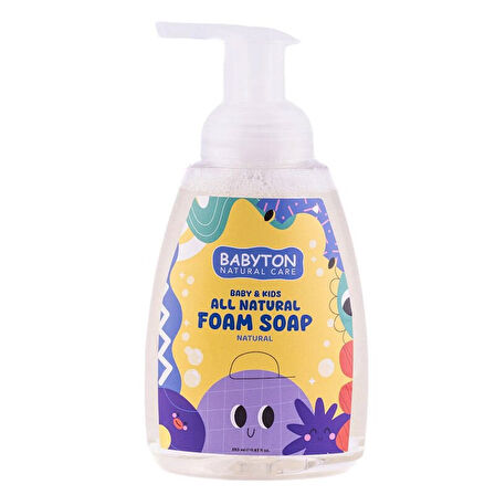 Babyton Çocuklar İçin Doğal Köpük Sabun Naturel