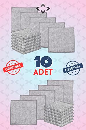 10 Adet Tel Bulaşık Bezi Çizmez Bulaşık Teli Çelik Bez 20x20 Çift Katmanlı Tel Bez Ip-mo