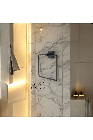 Banyo Havluluk Mutfak Havluluk Güçlü Yapıştırma Kare Metal Havluluk Yapışkanlı Havluluk