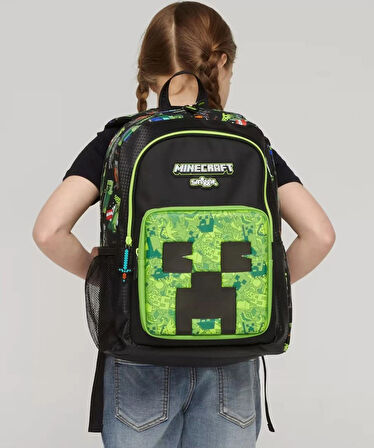 Petityu Smiggle İlkokul Ortaokul Lise Minecraft Okul Çantası