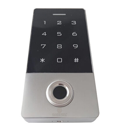 Sarkey SR-212 EM-W Metal Kasa, Kart-Şifre-Parmak İzi Özellikli Biyometrik Cihaz (125 Khz)