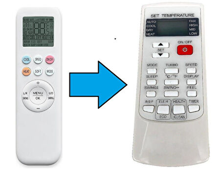 De Dietrich CLIM’UP Limited Edition 09 İle Uyumlu Klima Kumandası