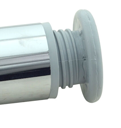 LUDIA Metal Ayarlanabilir 4 Adet Mobilya Ayağı Metal Tablalı 8cm