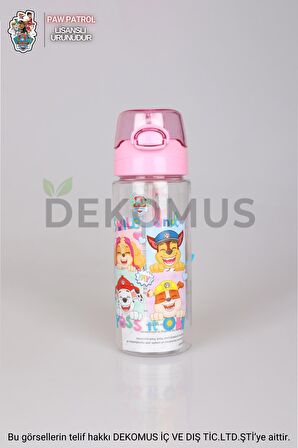 DEKOMUS LİSANSLI PAW PATROL MATARA 500 ML VE ÇİFT KATLI BESLENME KABI SETİ